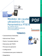 Medidor de Caudal Ultrasónico Panametrics PT878 (2010)