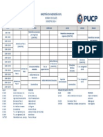 Horario de Clases Semestre 2016-I