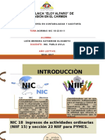 NIC 18-23 Ingresos y costos