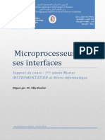 Cours Microprocesseur Et Ses Interfaces