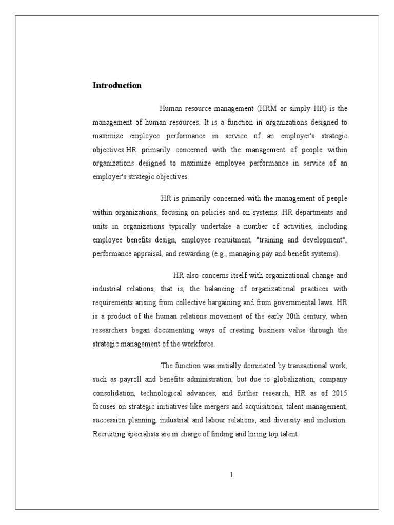 Latest HRM | PDF | Human Resource Management | Organizational Behavior