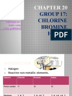 GROUP 17: Chlorine Bromine Iodine: Prepared By: Jenny Likim Lydia Lawrence