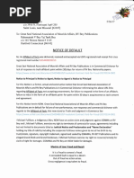 Notice of Default to RV Bey  _20170603_0001