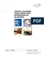 Pieces A Fournir Pour Creer Son Entreprise en 48 Heures