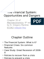 The Financial System: Opportunities and Dangers: Chapter 20 of Edition, by N. Gregory Mankiw ECO62