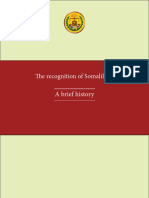 The Recognition of Somaliland A Brief History PDF
