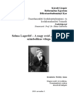 Detzky Anna, Selma Lagerlöf - A Nagy Svéd "Misztikus" Szimbolikus Világa - Szakdolgozat