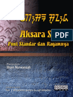 Aksara Sunda (Font Standar Dan Ragamnya) PDF