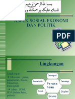 Aspek Sosia, Ekonomi Dan Politik