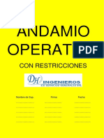 ANDAMIO OPERATIVO Restriccion