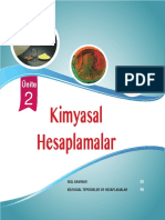 2 Kimyasal Hesaplamalar