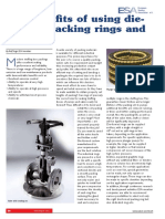 The Benefits of Using Die-Formed Packing Rings and Sets: by Ralf Vogel, ESA Member