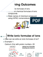 3.5 (C) Ionic Formulae