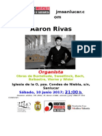 Cartel Aaron Rivas