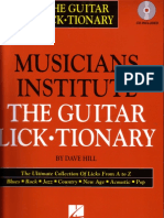 Musicians Institute - Guitar Licktionary PDF