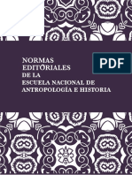Normas Editoriales ENAH