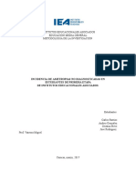 Incidencia de Ametropias No Diagnosticadas en Estudiantes de Primera Etapa de Institutos Educacionales Asociados