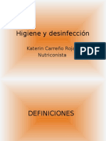 Higiene y Desinfeccion