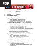 MEM 649 - Educational Models, Paradigms, and Procedures