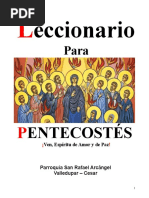 Leccionario- Vigilia de Pentecostés 