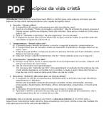Estudo 3 - Alguns Princípios Da Vida Cristã