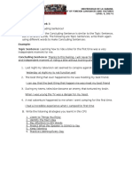 Ticket in - Cps Week 3: Universidad de La Sabana Department of Foreign Languages and Cultures LEVEL 4, 2017-1