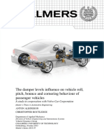 The Damper Levels Influence On Vehicle Roll, Pitch, Bounce and Cornering Behaviour of Passenger Vehicles PDF