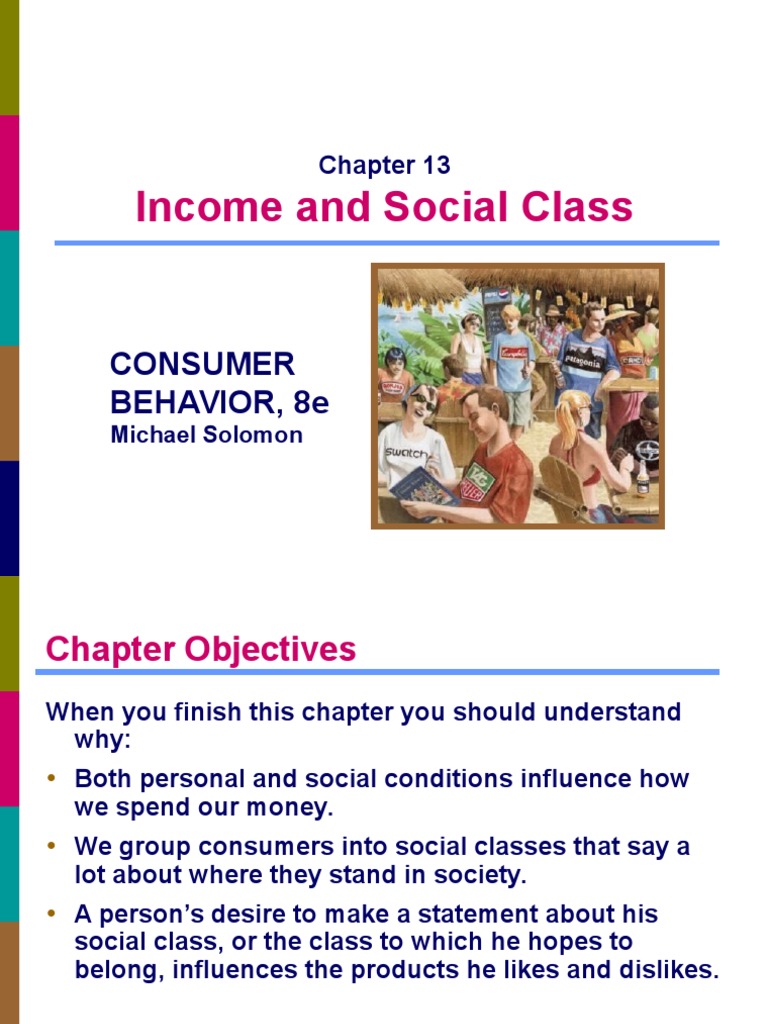 Income and Social Class: Consumer Behavior, 8E | PDF | Social Mobility ...