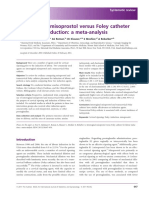 Intravaginal Misoprostol Versus Foley Catheter For Labour Induction: A Meta-Analysis