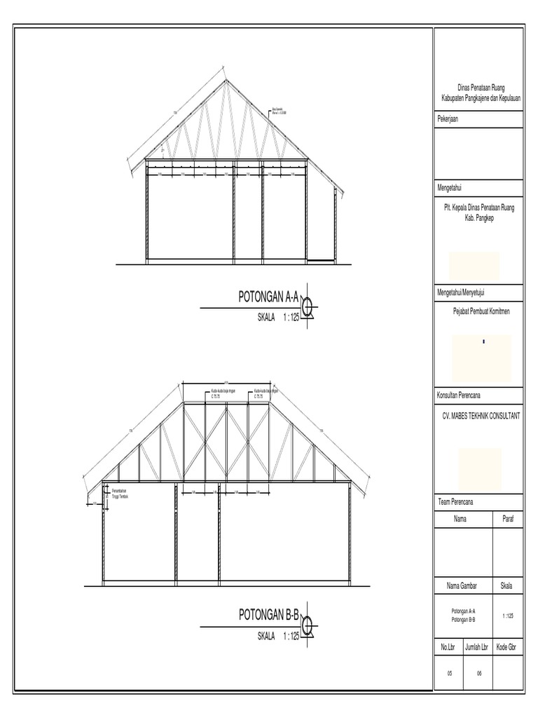  CONTOH  POTONGAN RANGKA BAJA  RINGAN  pdf