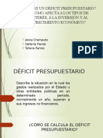 Déficit Presupuestario