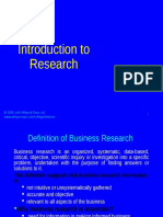 Introduction To Research: © 2009 John Wiley & Sons LTD