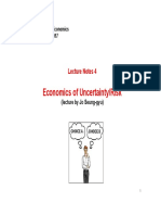 BSP1005 Lecture Notes 4 - Economics of Uncertainty Ari 010217