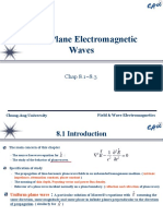 CH 8. Plane Electromagnetic Waves: Chap 8.1 8.3