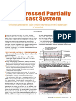 A Prestressed Partially Precast System