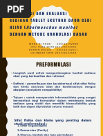 Download Formulasi Dan Evaluasi Sediaan Tablet Ekstrak Daun Gedi Hijau Abelmoschus Manihot Dengan Metode Granulasi Basah by Linda Lolypopz SN350300737 doc pdf
