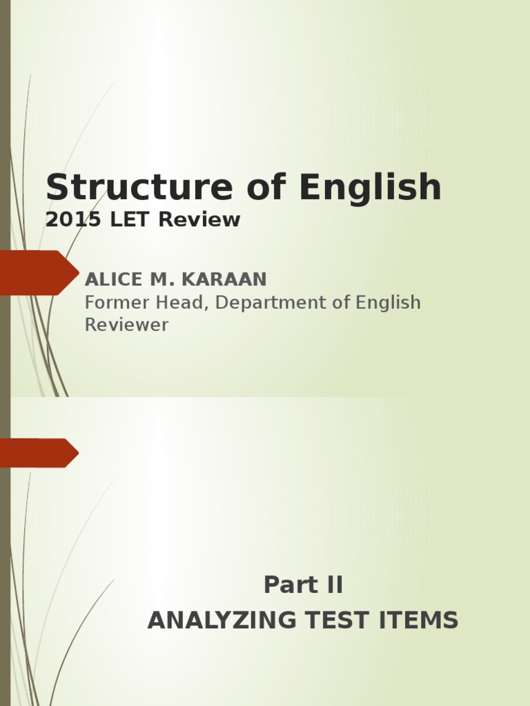 English Sentence Structure Analysis | PDF | Verb | Adjective