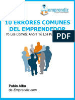 10 Errores Comunes Del Emprendedor