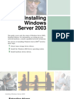 How to Install Windows 2003 Server