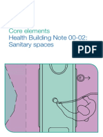 Health Building Note 00-02 Designing Sanitary Spaces