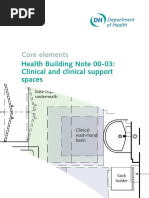Health Building Note 00-03- Clinical and Clinical Support Spaces