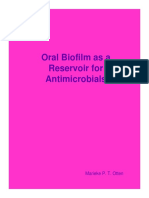 Oral Biofilm As A Reservoir For Antimicrobials: Marieke P. T. Otten