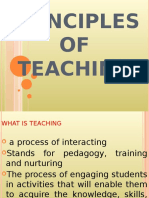 Principles OF Teaching