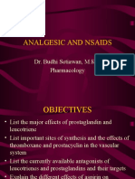 Analgesic and Nsaids: Dr. Budhi Setiawan, M.Kes Pharmacology
