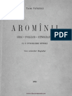 Aromanii Grai Folclor Etnografie PDF