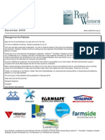 December 2009 Rural Bulletin, Rural Women New Zealand