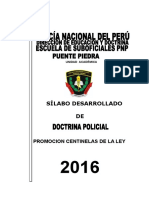 Silabo Doctrina Policial 2016