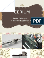 Cerium: 1. Devina Dwi Astari 2. Marchia Marthalena Marinta