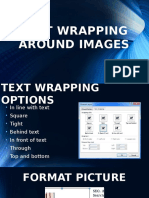 Text Wrapping Around Images