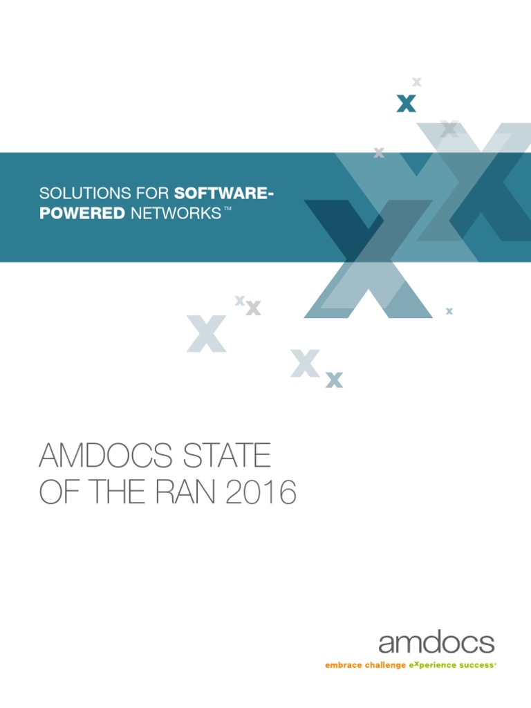 Amdocs 2016 State of The RAN Report | PDF | Lte (Telecommunication ...